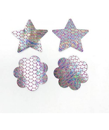 Accessories Sexy Nipple Sticker Disposable Rave Pasties Multi Design Sequin Colorful Breast Nipple Covers Stickers (2 Pairs M...