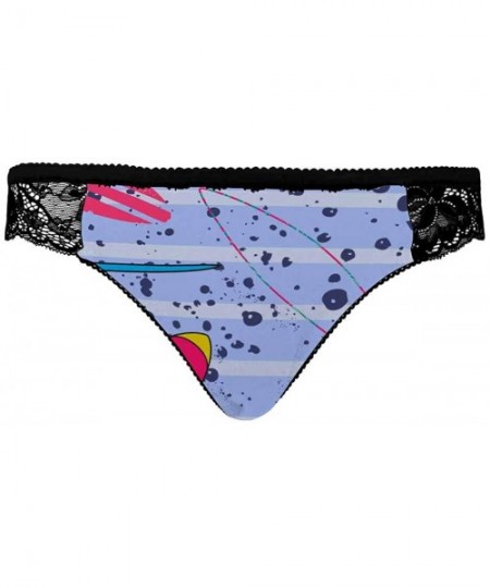 Thermal Underwear Women's Underwear Brief Hipster Pantie Soft Fabric Summer Pattern with Surf Desk Shark - Multi 1 - CD19E70U0WX