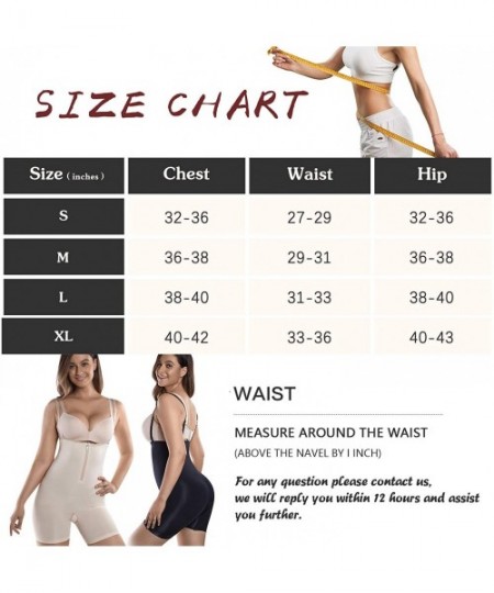 Shapewear Womens Tummy Control Shapewear Bodysuit Butt Lifter Full Body Shaper for Dresses Open Bust Thigh Slimmer Waist Trai...