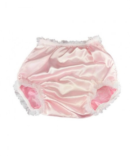 Panties ABDL PVC & Satin Panties Lace Panties Color Pink (Medium) - CG18SIZG6T6