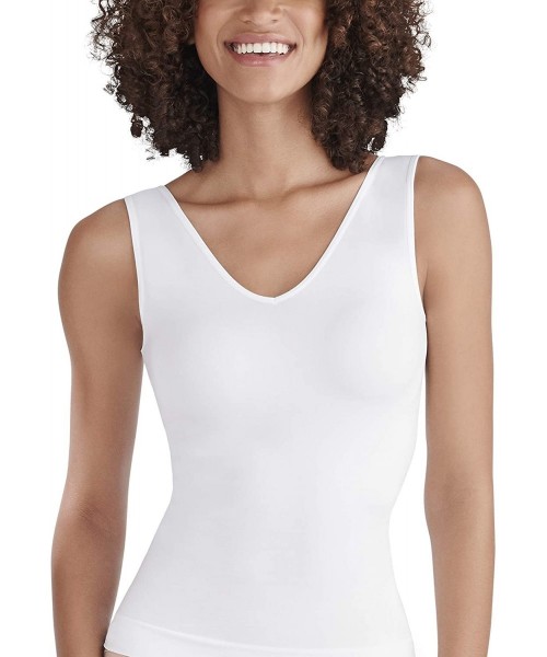 Camisoles & Tanks Women's Tops for Layering (Camisole & Tank Tops) - Spintank - White - C7194QIXXS3