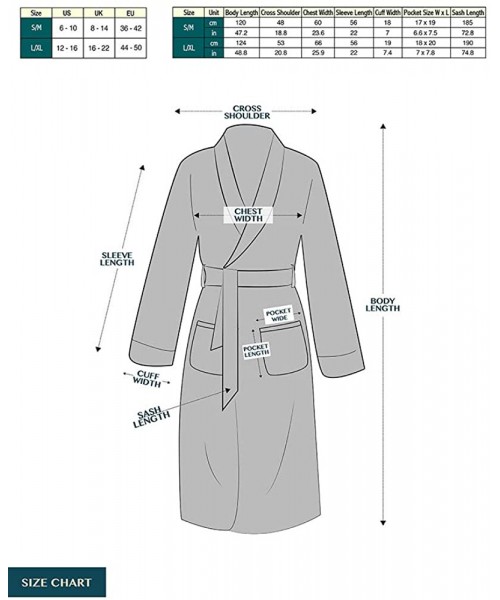 Robes Premium Women Fleece Robe with Satin Trim | Luxurious Super Soft Plush Bathrobe - Black - C318E8IM90A