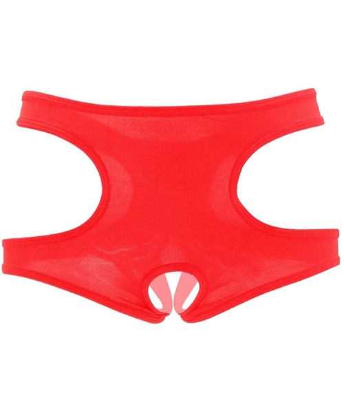 Panties Women Sexy Strappy Panties - Red - CH196M4AMT0