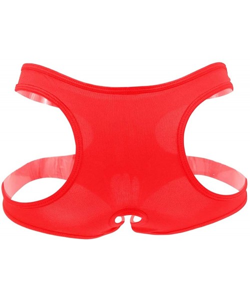 Panties Women Sexy Strappy Panties - Red - CH196M4AMT0