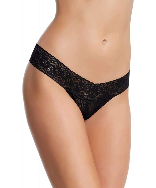 Panties Signature Stretchy Lace Low Rise Thong 5-Pack | Panty - Black White Bare - CU188O36O70