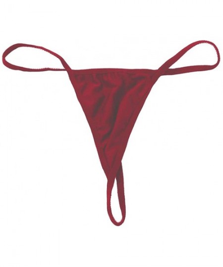 Nightgowns & Sleepshirts Lingerie for Women Sleepwear Slips Strap Nightgown V Neck Chemise Lace Underwear - Wine Red - CW190Z...