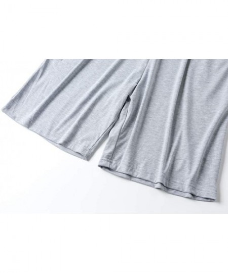 Bottoms Women's Modal Cotton Pajama Sleep Lounge Shorts - Grey - CA193IG8Z9M