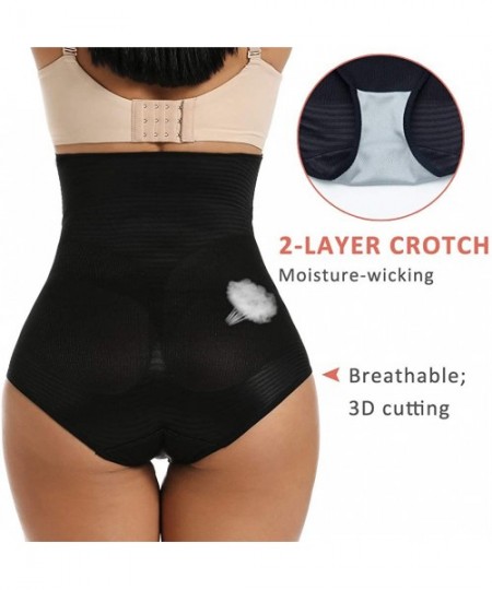 Shapewear Girdle Panties for Women High Waist Tummy Control Panty Shapewear Seamless Shaping Briefs - Black - CN18WWCLTN4