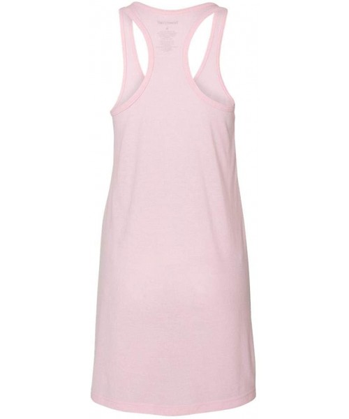 Nightgowns & Sleepshirts Womens Sleepy Racerback Cover up (T83) - Pale Pink - C717YE8S555