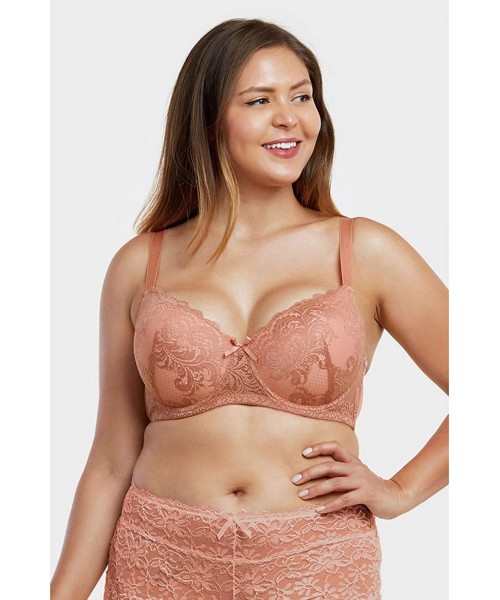 Bras Womens 6 Pack of Everyday Plain Lace D DD DDD Cup Bra -Various Style - 4358ld - CW19490EDES