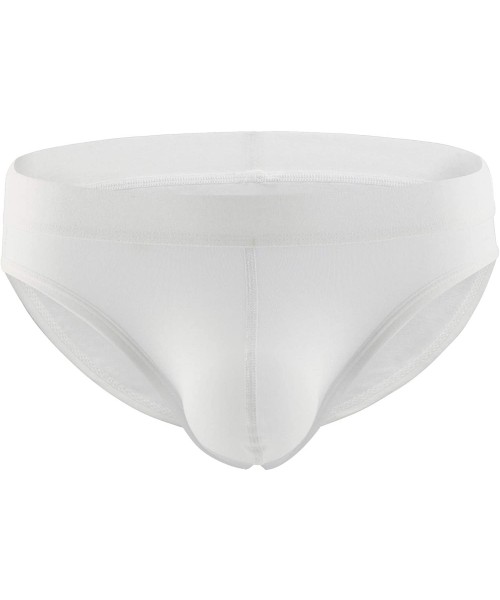 Briefs Men's Underwear Stretch Low Rise Multipack Cotton Classic Briefs - 1-pack White - CN18A7K2SRD