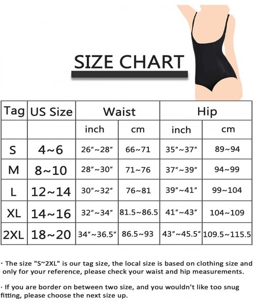 Shapewear Tummy Control Shapewear Bodysuit Body Shaper Butt Lifter Waist Trainer Open Bust Corset - Black-update Version - CA...