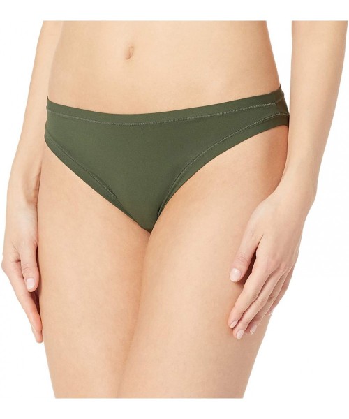 Panties Women's 3 Pack Perfect FIT Bikini Underwear - Fashion/Jet Black- Duffle Green- Dark Denim - CW18HQD4H6T