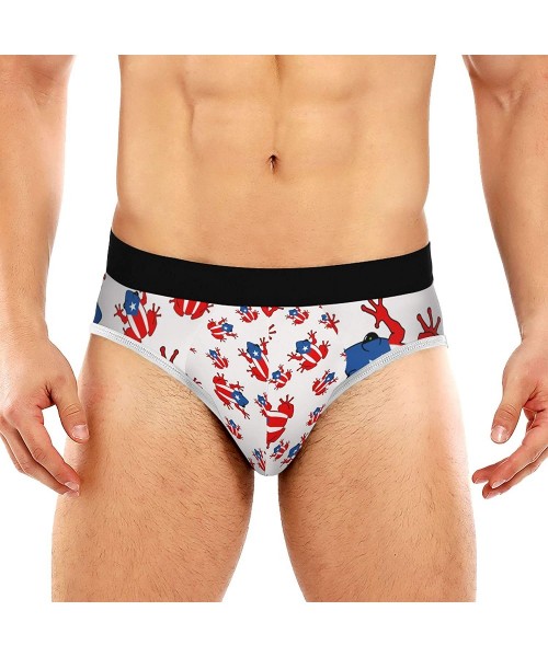 Briefs Men's Breathable Underwear Bikini Triangle Panties Classic Sport Briefs Thong - Color22 - CA199HYTS92