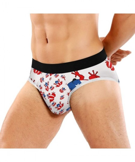 Briefs Men's Breathable Underwear Bikini Triangle Panties Classic Sport Briefs Thong - Color22 - CA199HYTS92