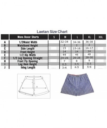Boxers Men's 4 Pack Soft Cotton Poplin Boxers- Woven Boxer Shorts- Boxer Briefs - Assorted Tones of Light Colors (Light Blue-...