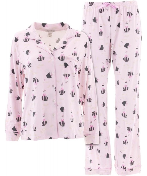 Sets Juniors Coat-Style Pajamas - Pink - CD18DST4ROZ
