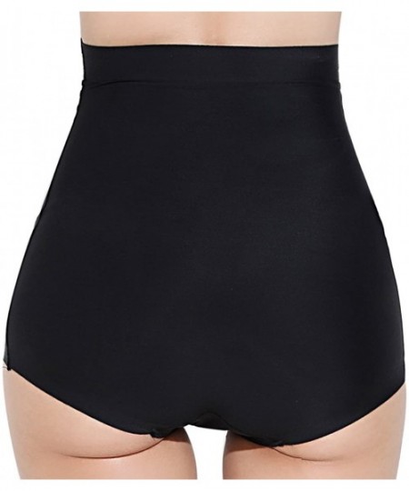 Shapewear High Waist Tummy Control Shapewear for Women Sexy Shaping Panties - Black - C318ZXTMEUS