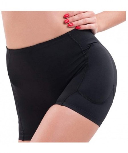 Shapewear Women Butt Enhancer Shapewear- 2 Hips Pads and 2 Butt Pads Panties Underwear - Black (New) - C51947CZWSM