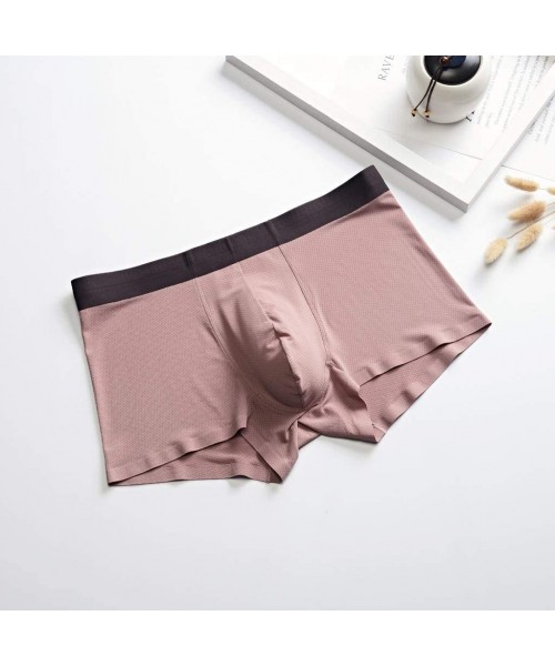 Men's Underwear Cool Ultra Sexy Breathable Briefs Ice Silk Without ...