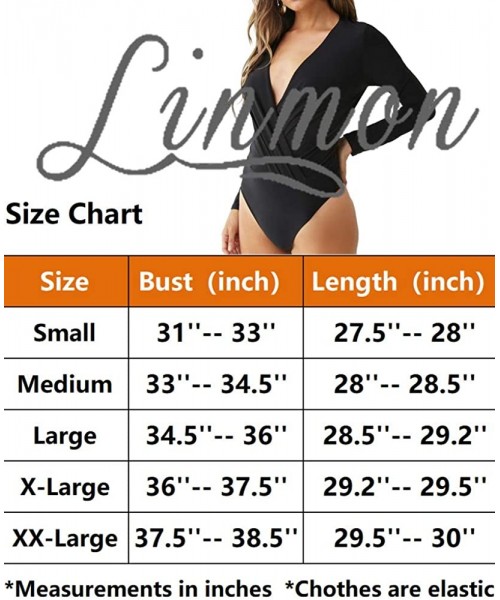 Shapewear Women's Long Sleeve Bodysuit Surplice Ruched Plunge V Neck Stretchy Jumpsuit Leotards - White - C018XO5OON5
