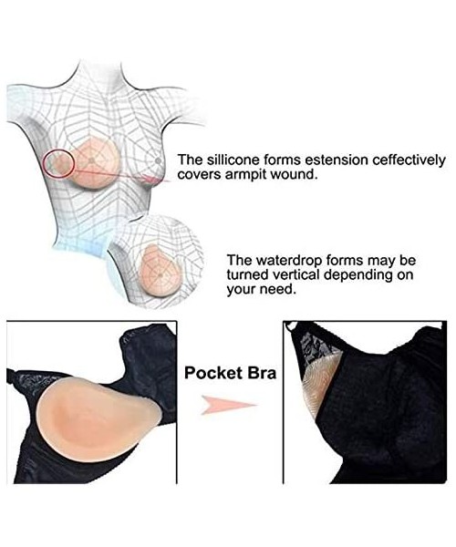 Accessories Silicone Breast Forms Non-Allergic Prosthesis Fake Breasts Enhancer Fake Boobs for Crossdressers Mastectomy Trans...