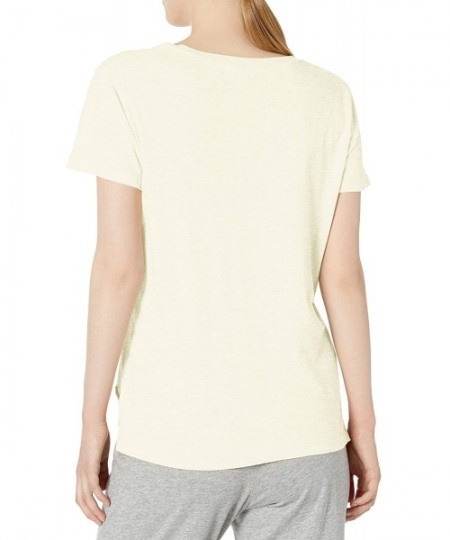 Tops Women's Back to Basics S/S T-Shirt - Ivory - C018X7KQXAZ