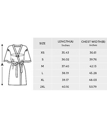Robes Custom Tropical Sailboat Silhouettes Women Kimono Robes Beach Cover Up for Parties Wedding (XS-2XL) - Multi 2 - CL190Z4...
