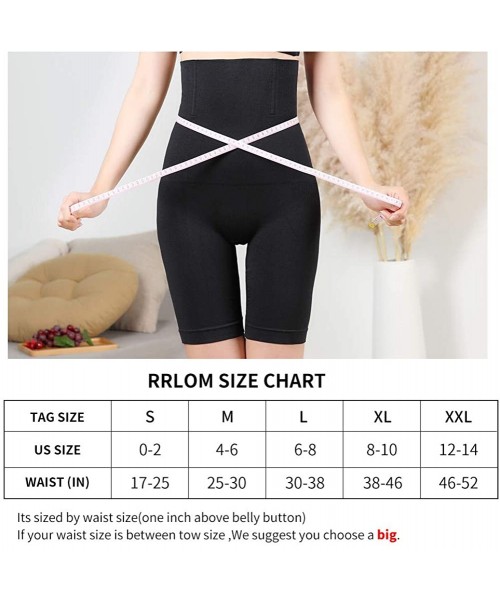 Shapewear Women Body Shapewear Tummy Control Shaper High Waist Thigh Slimmer- Small to Plus-Size - Black - CC18AO2IQDO