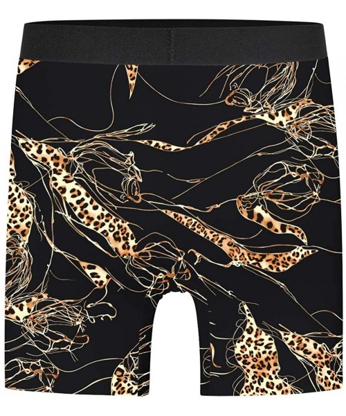 Briefs Men's Novelty 3D Print Briefs Slim Fit Elastic Underwear Shorts - Multicolor4 - C119DWIQDC6