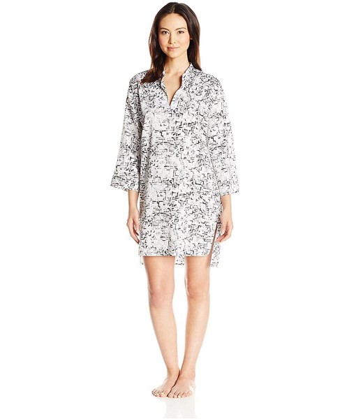 Nightgowns & Sleepshirts Women's Mazed Sleepshirt - Black - CA12BD44C7Z
