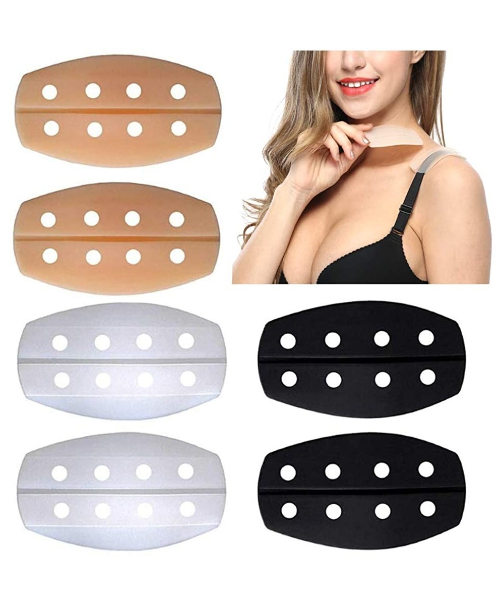 Accessories 3 Pairs Silicone Bra Strap Cushions Holder Non-Slip Comfortable Shoulder Pads - Style a - CS18UUO9E9M