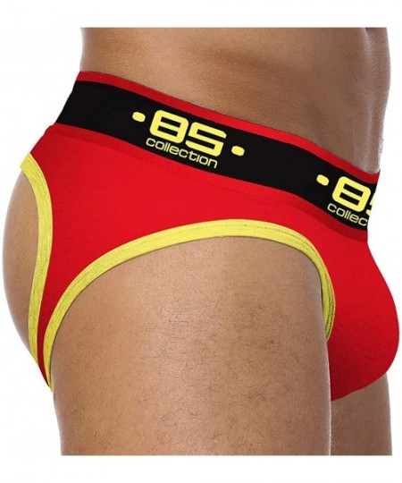 G-Strings & Thongs Men's Thong Underwear No Visible Lines Men's Thong G-String Undies - Red - CP19335AZ8D