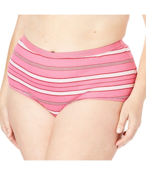 Panties Women's Plus Size 5-Pack Pure Cotton Full-Cut Brief Underwear - Basic Pack (0936) - CX18T06TU9Z