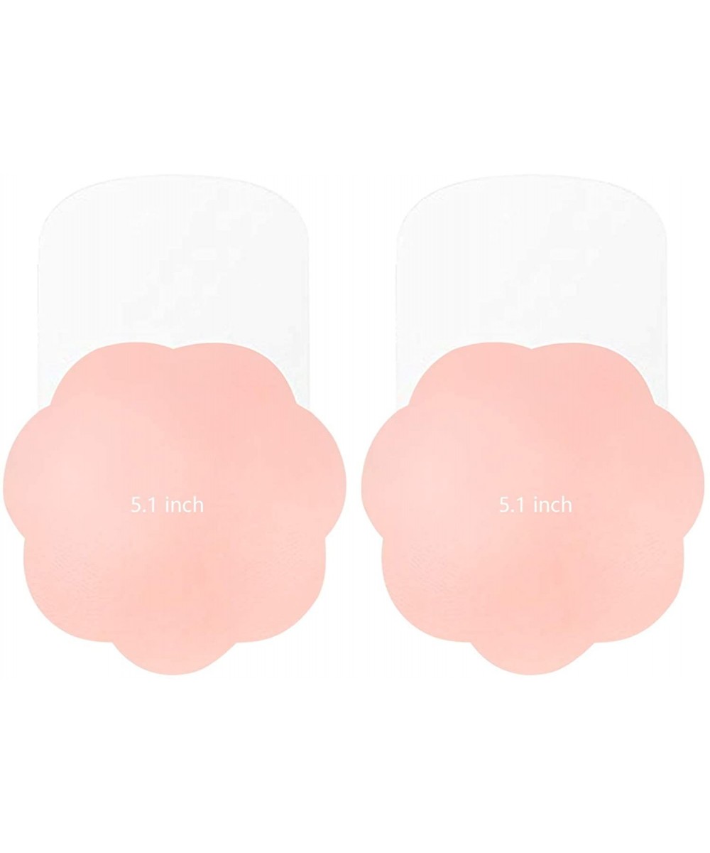 Accessories Adhesive Bra Silicone Pasties Breast Lift Tape Invisible Nippleless Covers 5.1inch - C518WXE8CLD