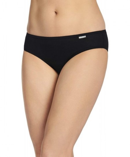 Panties Women's Underwear Plus Size Elance Bikini - 3 Pack - Black - C611IPA89KL