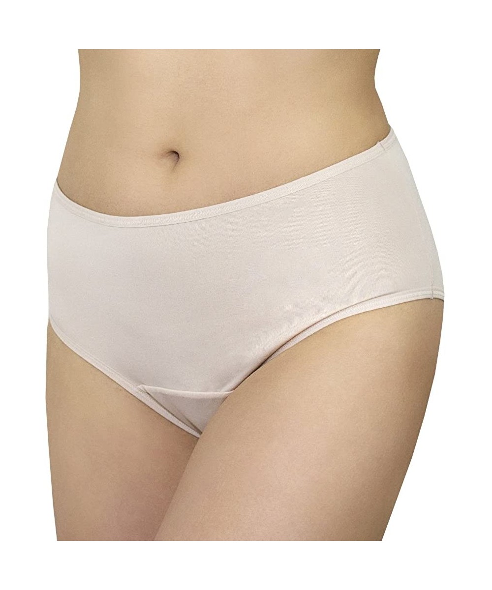 Panties Confi Period Panties - Odor Control and Waterproof Underwear - Nude - C212F8LL7G3