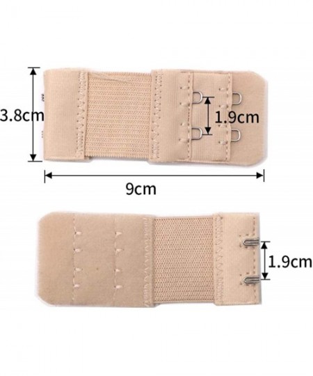 Accessories 3Pcs Elastic Soft Bra Extenders Extensions for A Claps Buckle Expander 2 Rows Hooks Women Underwear Accessories -...