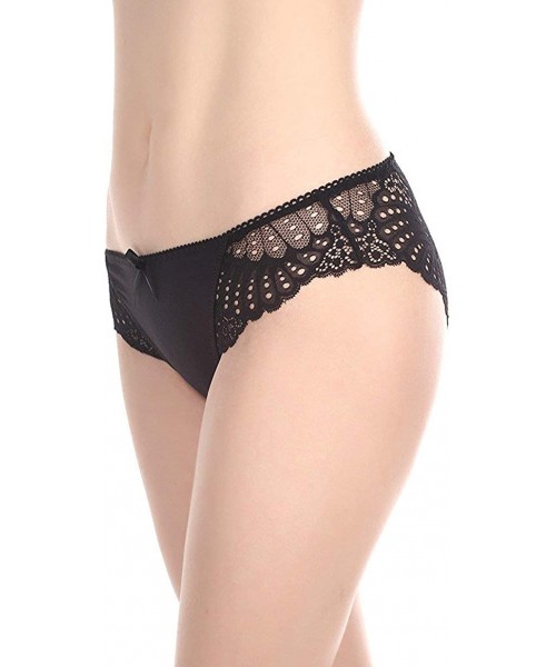 Panties Women 's Sexy Lace Underwear Hipster Thongs Panties Pack of 4 - Pack of 4 - C918LWS5OH7