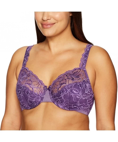 Bras Women's Lace Desire Non-Foam Underwire Bra - Purple Vista - CQ1827R66YN