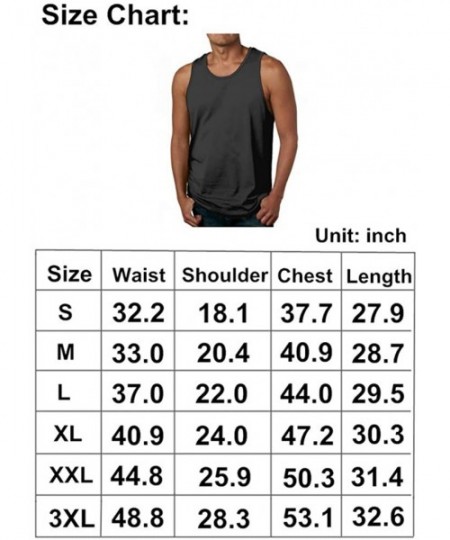Undershirts Hetalia Mens Tank Top Cotton Sleeveless T-Shirts Casual Workout Muscle Athletic Vest Undershirts Black - White - ...