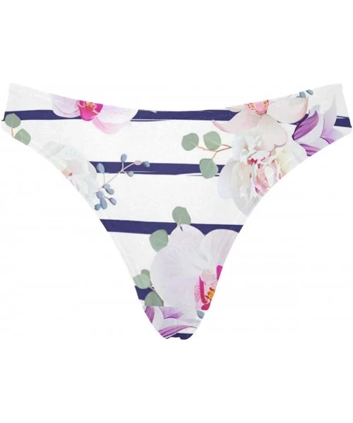 Panties Custom Cartoon Under Water Life Classic Thong Underwear for Women - Design3 - C518SAXQGIO