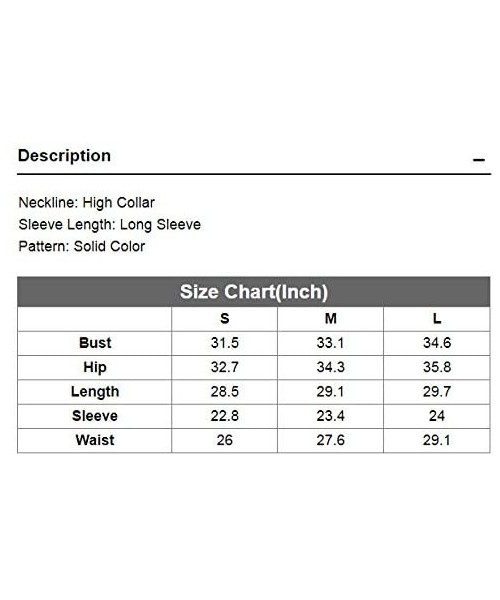 Shapewear Womens Stretchy Turtleneck Long Sleeve Bodysuits Basic Bodycon Leotard - White - CL187XNWKN6