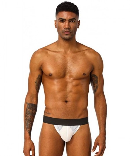 Briefs Mens Underwear- Mens Sports Jockstrap Low Rise Pouch Breathable Bikini Briefs Underwear - Army Green - CD196HHR3MS