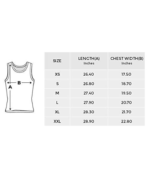 Undershirts Men's Muscle Gym Workout Training Sleeveless Tank Top Wolf with Full Moon - Multi3 - CP19D0MU780