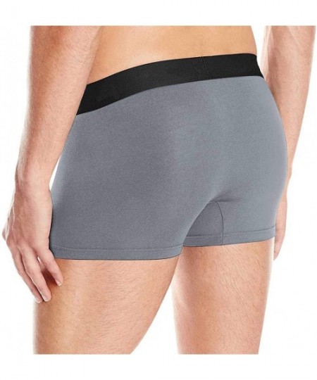 Briefs Custom Men's Boxer Briefs- Funny Novelty Underwear Shorts Underpants with Face Photo Hug Treasure Black - Multi 8 - CS...