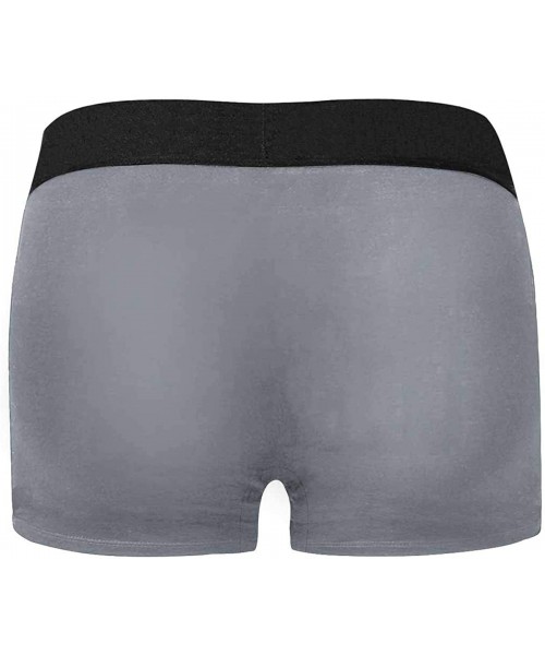 Briefs Custom Men's Boxer Briefs- Funny Novelty Underwear Shorts Underpants with Face Photo Hug Treasure Black - Multi 8 - CS...