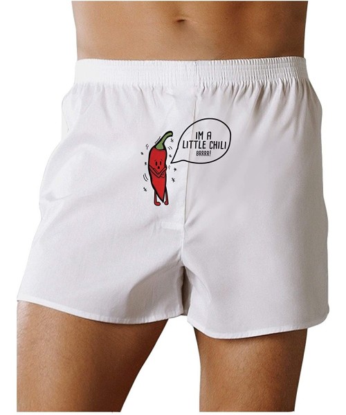 Boxers I'm a Little Chilli Front Print Boxers Shorts - White - CF18YLDIGEX