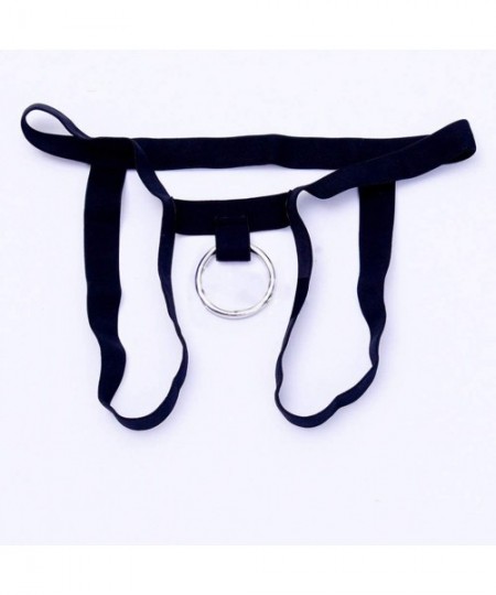 G-Strings & Thongs Solid Color Male Thong Europe and The United States Low Waist Sexy Underwear Men's Fashion Sretch - Black ...