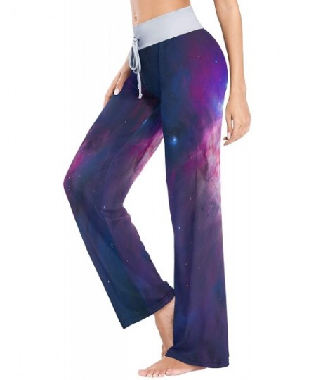 Bottoms Womens Pajama Lounge Pants Orion Nebula Constellation Milky Way Wide Leg Casual Palazzo Pj Sleep Pants Girls 3d Print...